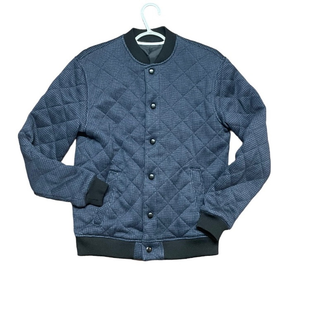 OLD NAVY QUILTED BOMBER blue JACKET size SMALL